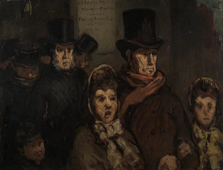 Die Erwartung - Honoré Daumier