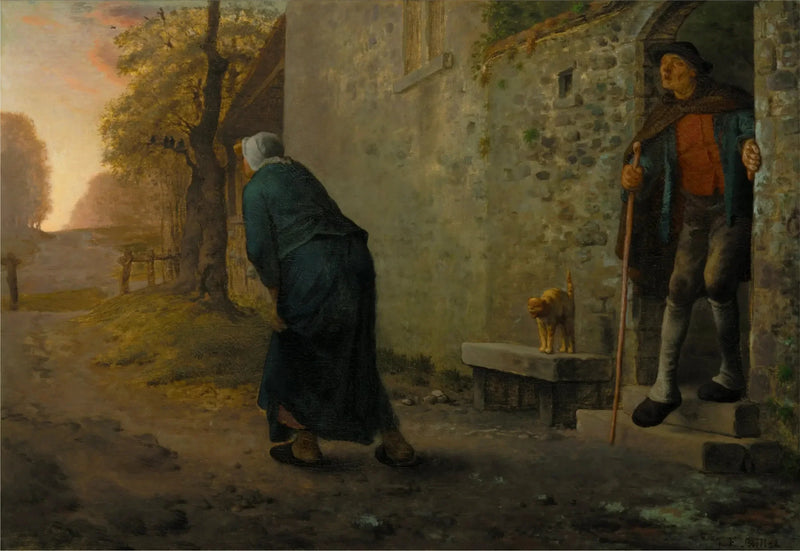 Die Erwartung - Jean-François Millet