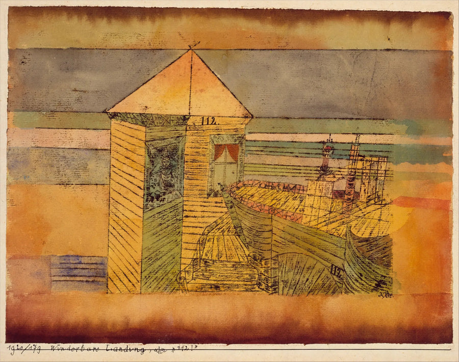 Die wunderbare Landung, oder das « 112 ! » - Paul Klee