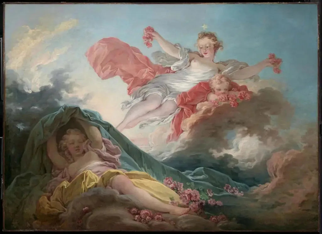 L'Aurore - Jean-Honoré Fragonard image 1 reproduction réalisée par Alpha Reproduction