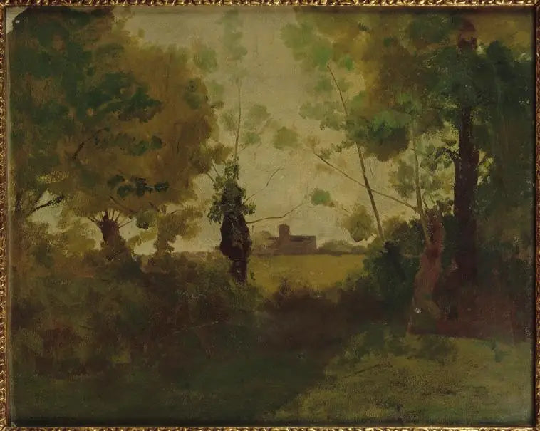 Der Herbst im Médoc - Odilon Redon