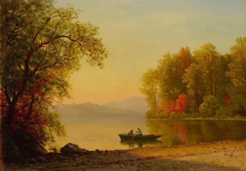 Der Herbst am See - Albert Bierstadt