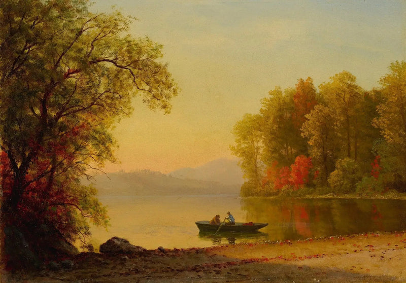 Der Herbst am See - Albert Bierstadt