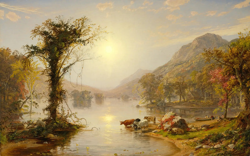 Der Herbst am Greenwood-See - Jasper Francis Cropsey