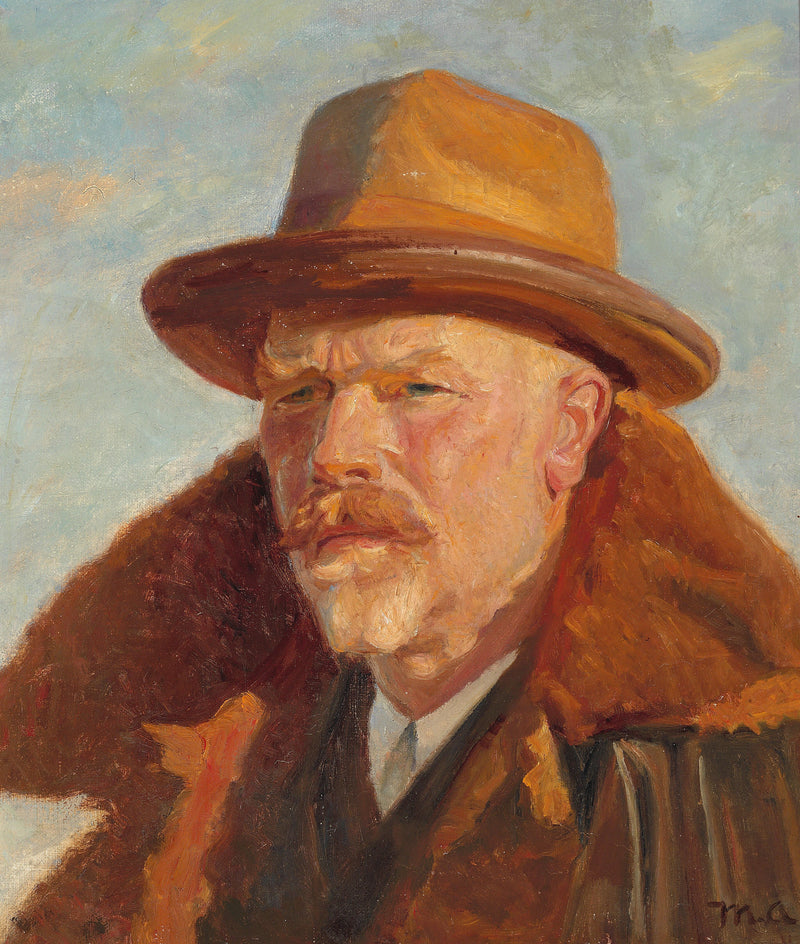 Das Selbstporträt des Künstlers. – Michael Peter Ancher