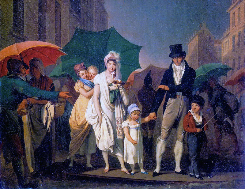 Der Regenschauer - Louis-Léopold Boilly