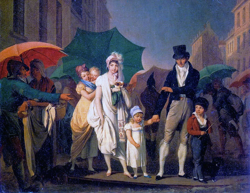 Der Regenschauer - Louis-Léopold Boilly