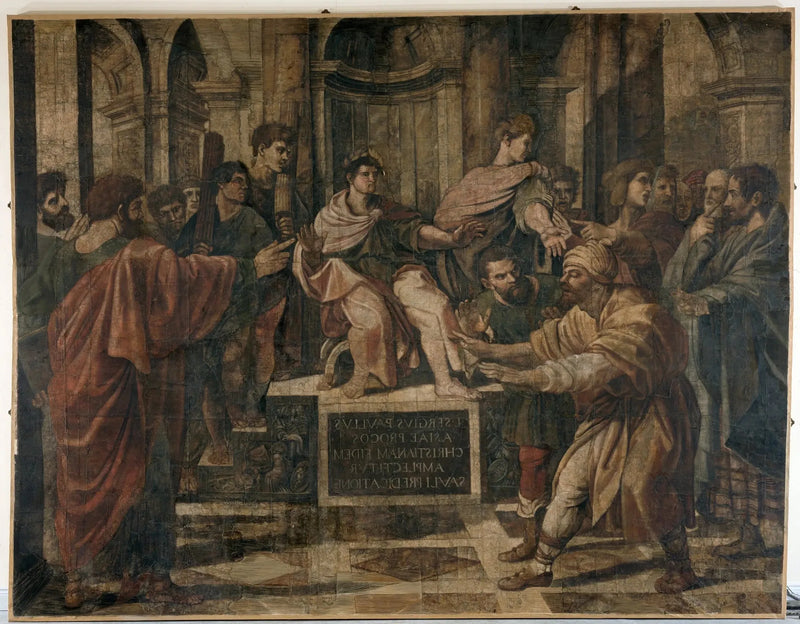 Die Blindheit des Elymas - Raphael Sanzio