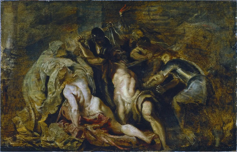 Die Blindheit des Simson - Peter Paul Rubens