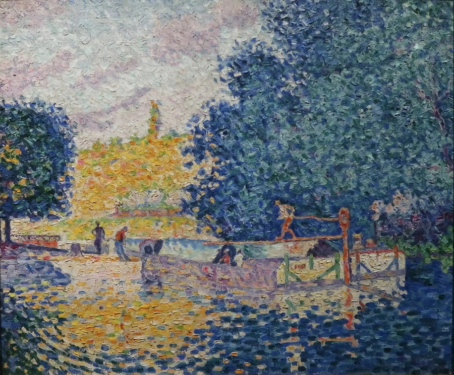 Die Schleuse von Samois - Paul Signac