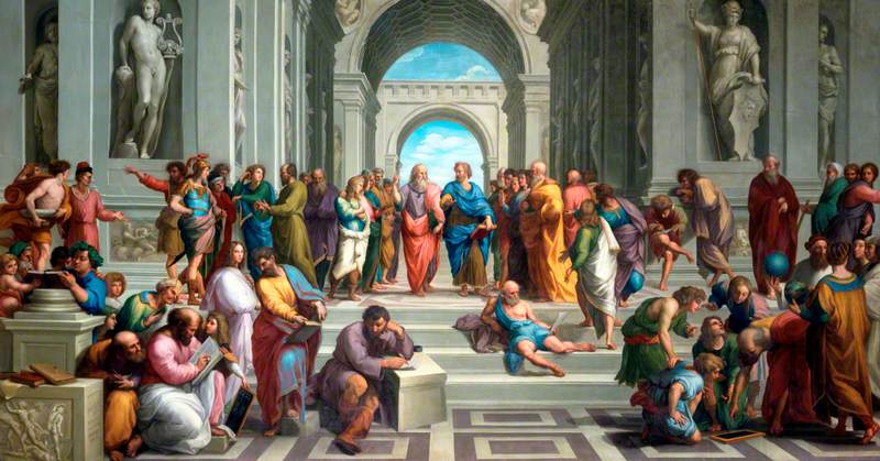 Die Schule von Athen (nach Raffael) - Anton Raphael Mengs