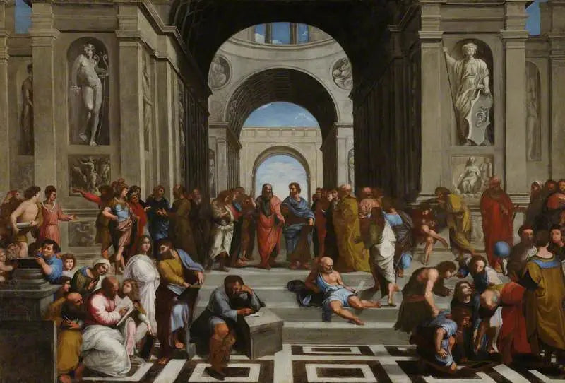 Die Schule von Athen - Raffael Sanzio