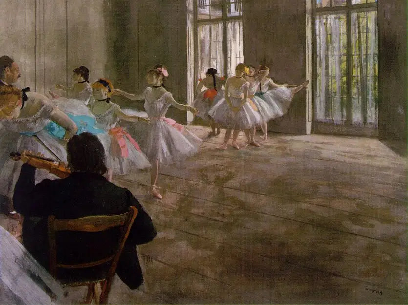 Die Tanzschule. Die Wiederholung - Edgar Degas