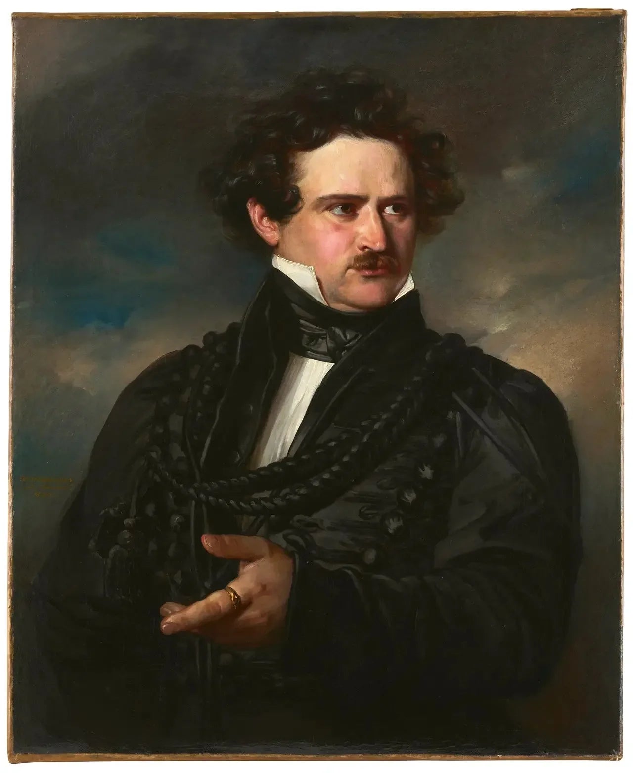 L’écrivain Karl Spindler - Franz Xaver Winterhalter image 1 copie peinte à la main à l’huile