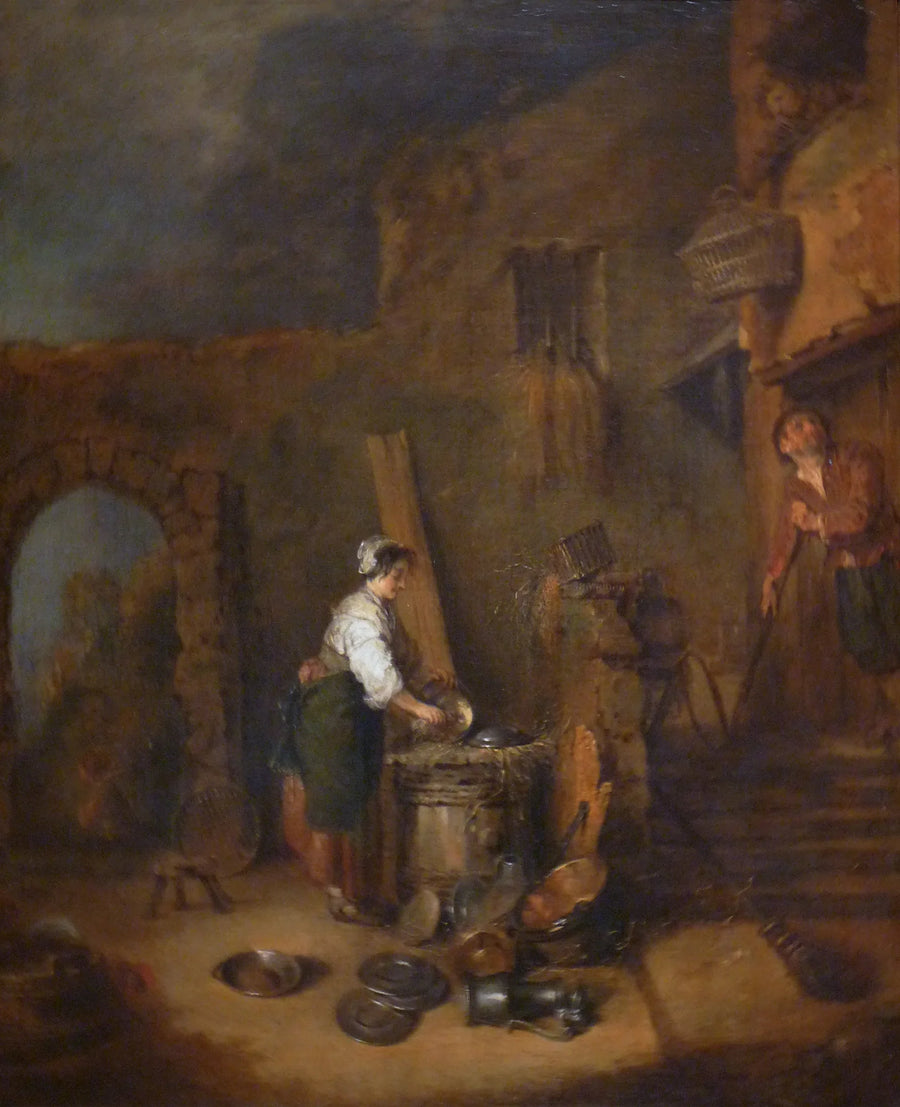 Die Kupferkessel - Antoine Watteau