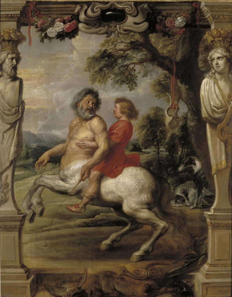 Die Erziehung des Achilles - Peter Paul Rubens
