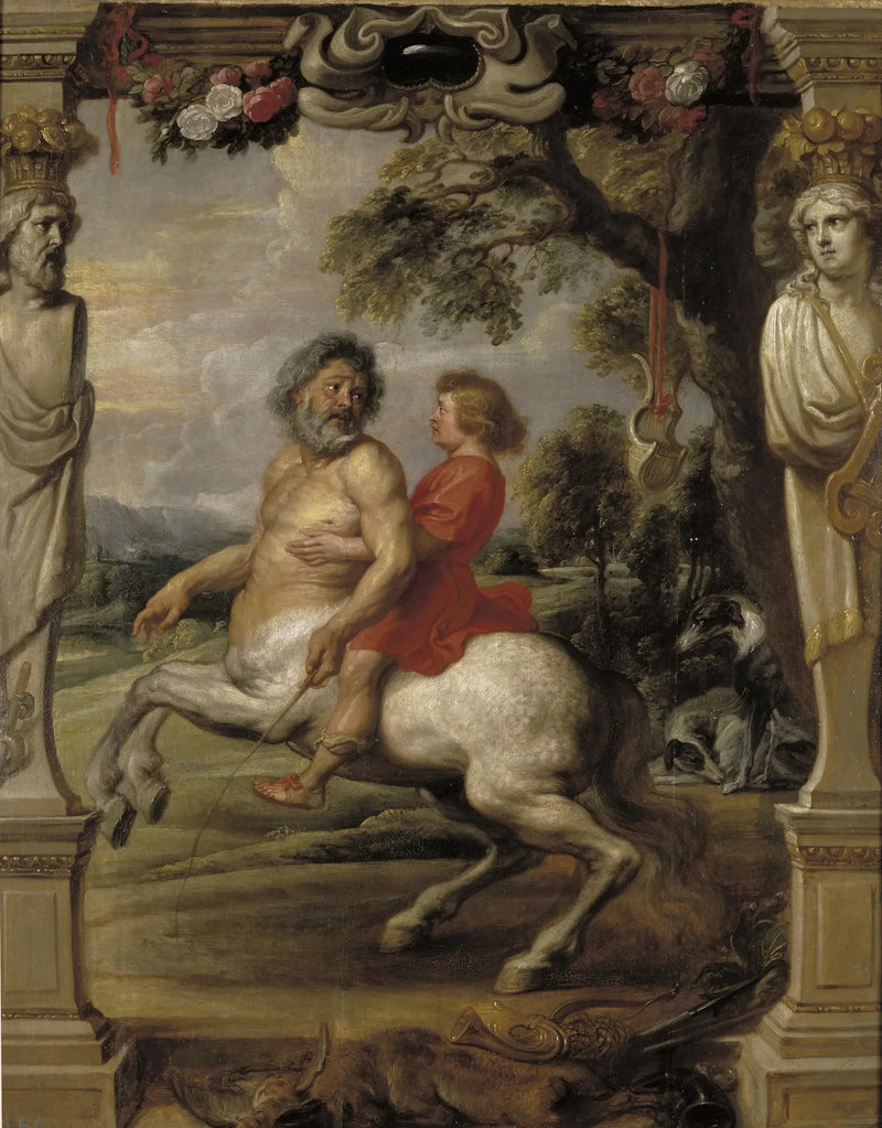 Die Erziehung des Achilles - Peter Paul Rubens