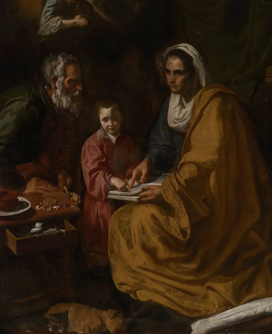 Die Erziehung der Jungfrau - Diego Velázquez