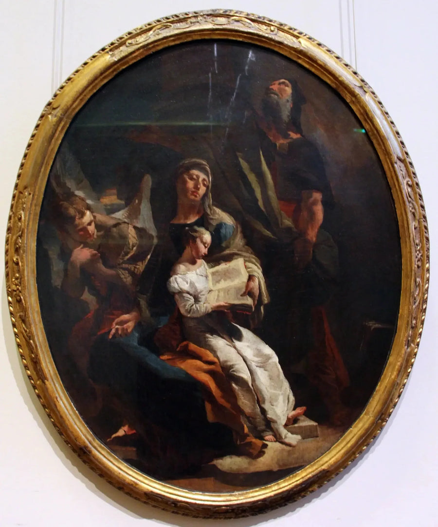 Die Erziehung der Jungfrau - Giovanni Battista Tiepolo
