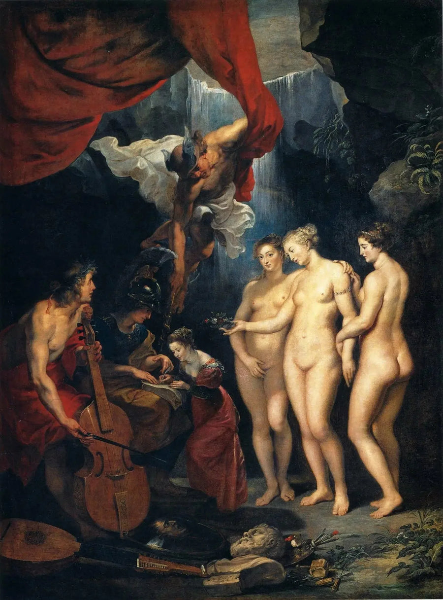 Die Erziehung der Marie de Médicis - Peter Paul Rubens