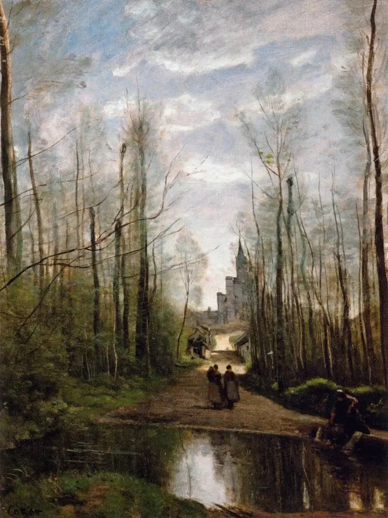 Die Kirche von Marissel - Jean-Baptiste Camille Corot