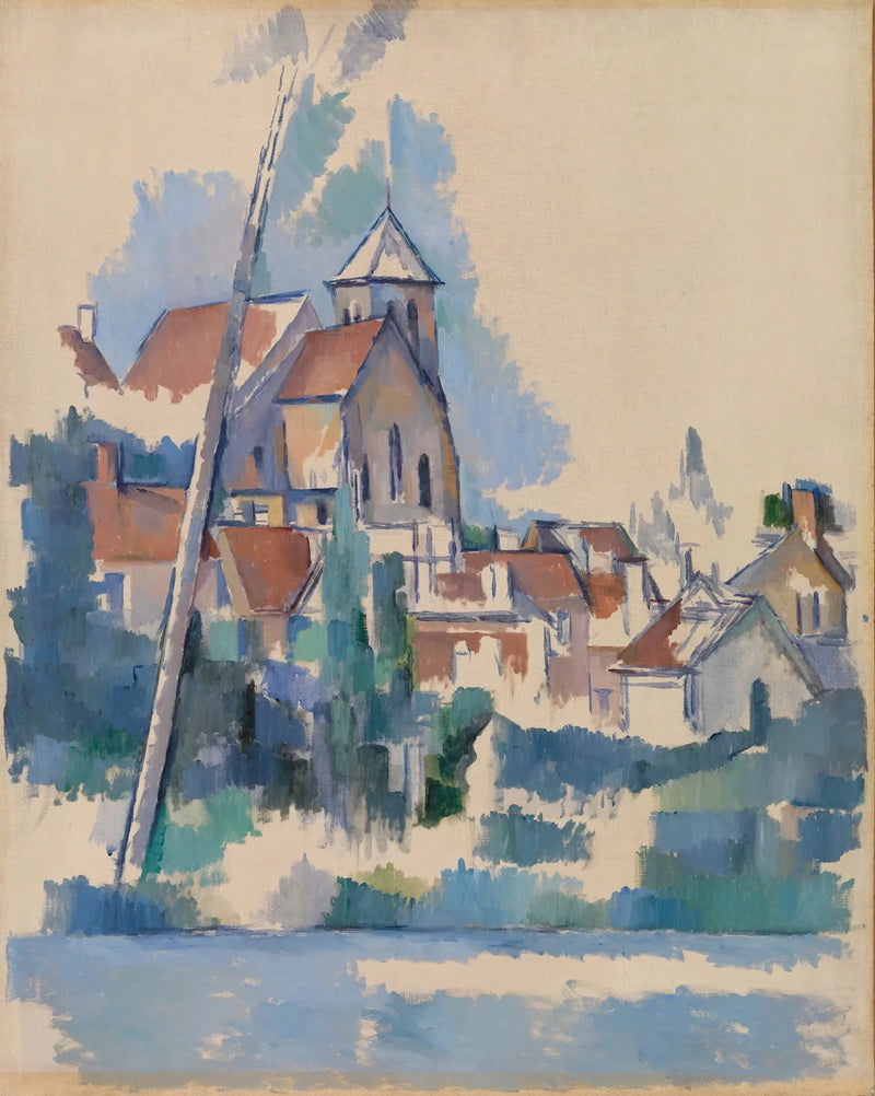 Die Kirche von Montigny-sur-Loing - Paul Cézanne