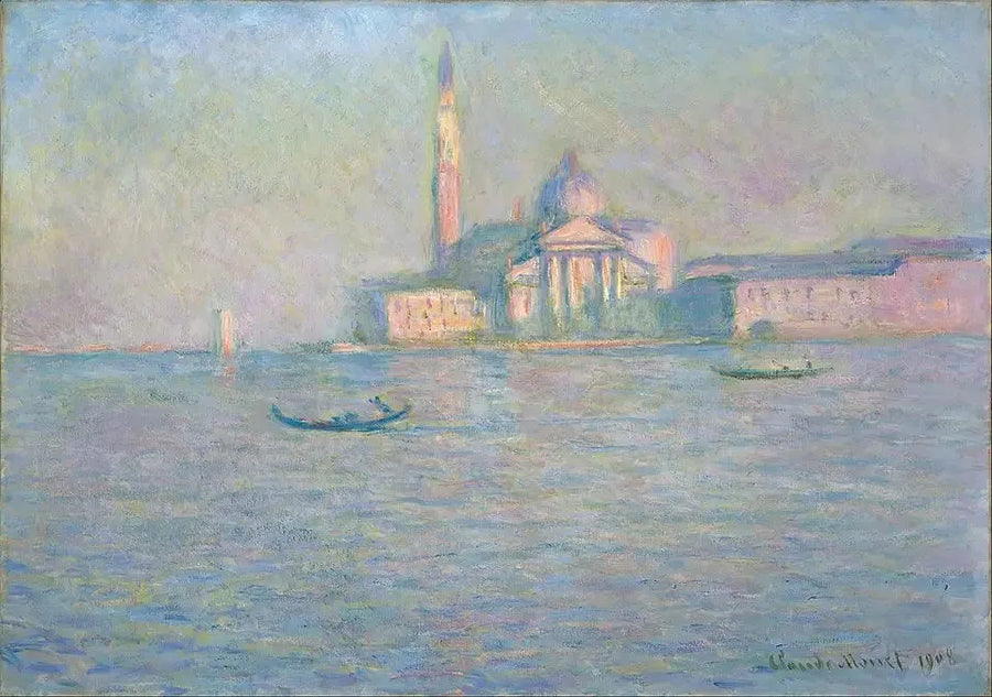 Die Kirche San Giorgio Maggiore in Venedig - Claude Monet