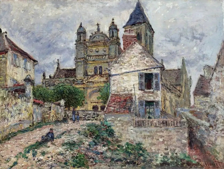 Die Kirche von Vetheuil - Claude Monet