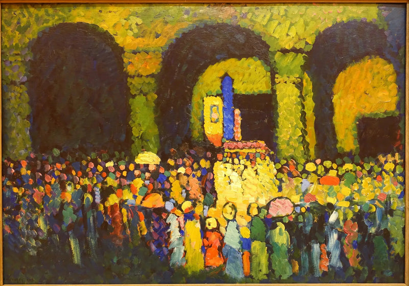Die Kirche St. Ludwig in München - Vassily Kandinsky