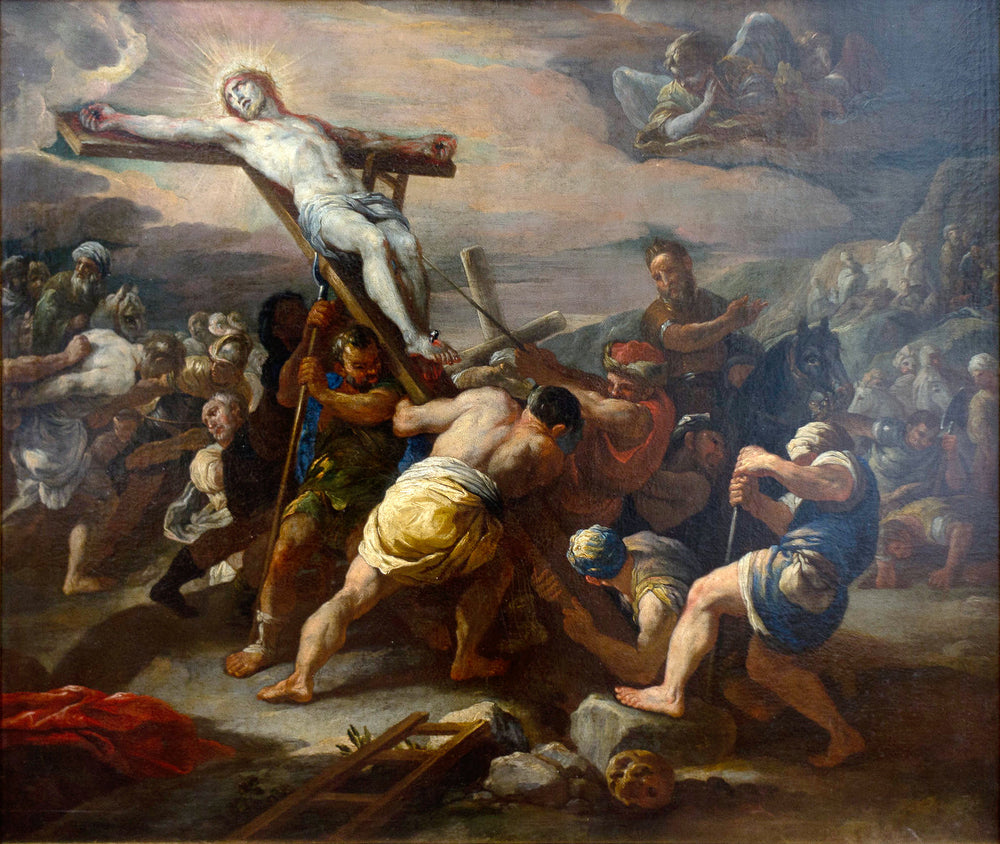 L'élévation de la croix - Luca Giordano image 1 reproduction réalisée par Alpha Reproduction