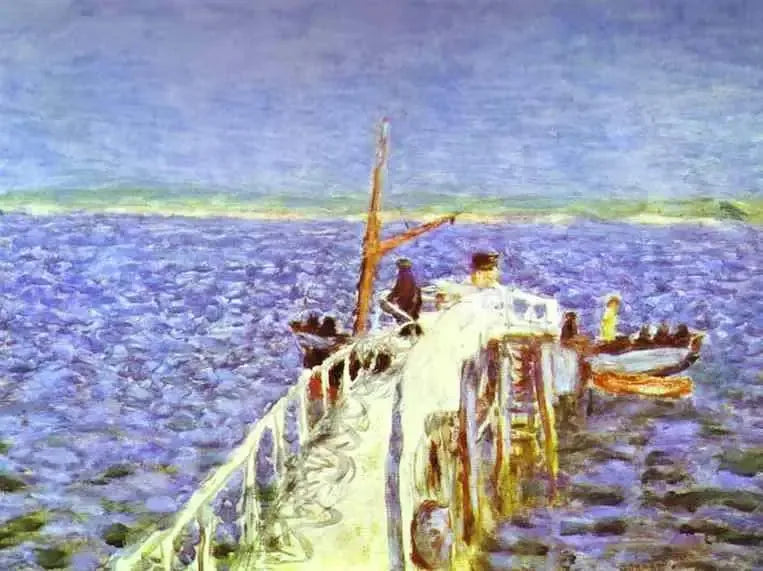 Die Anlegestelle - Pierre Bonnard