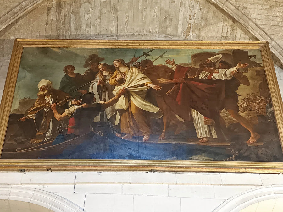 l'Embarquement de Sainte Marthe - Joseph-Marie Vien
