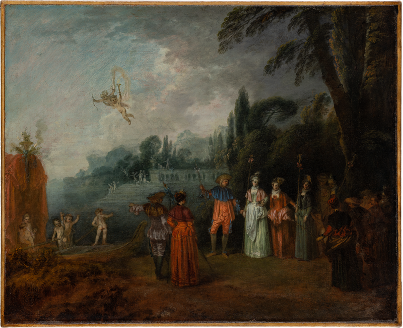 Die Einschiffung nach Cythera - Antoine Watteau