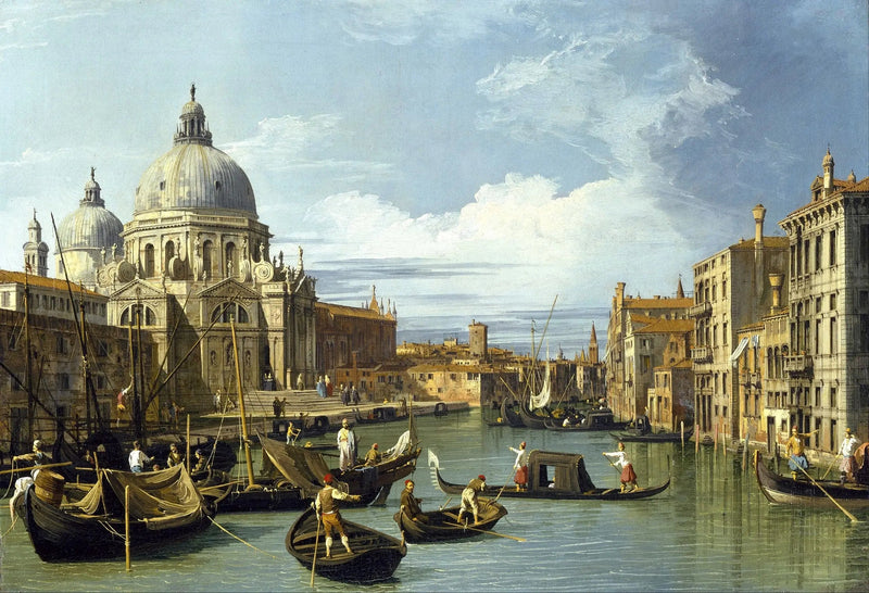 Die Mündung des Großen Kanals, Venedig - Canaletto