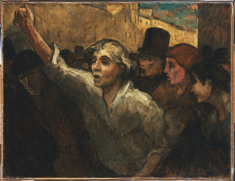 Die Unruhe - Honoré Daumier