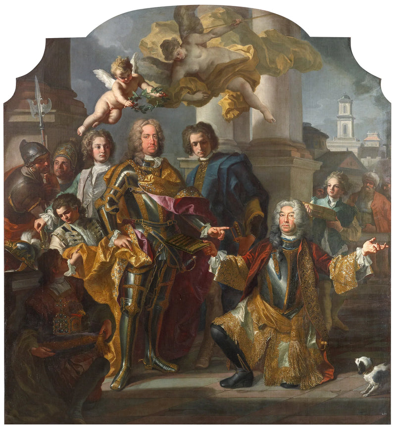 Der Kaiser Karl VI und Gundacker, Graf Althann - Francesco Solimena