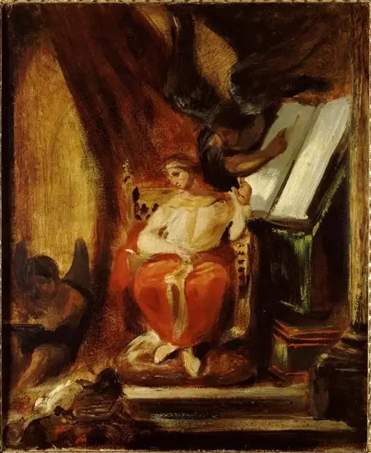 Der Kaiser Justinian, der seine Institute verfasst - Eugène Delacroix