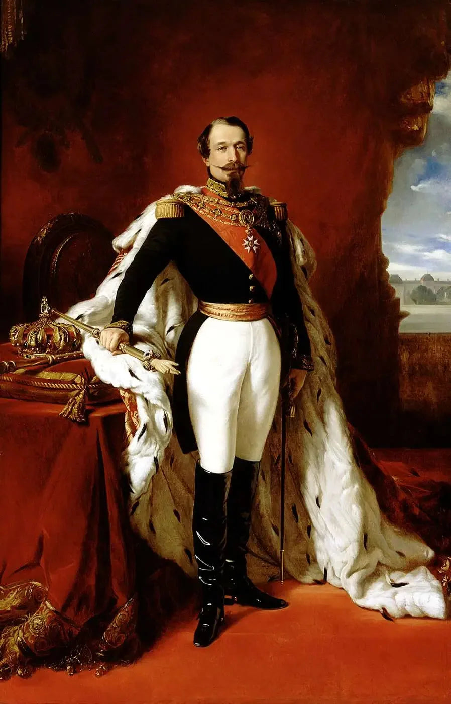 L'empereur Napoléon III - Franz Xaver Winterhalter image 1 reproduction artisanale de tableau