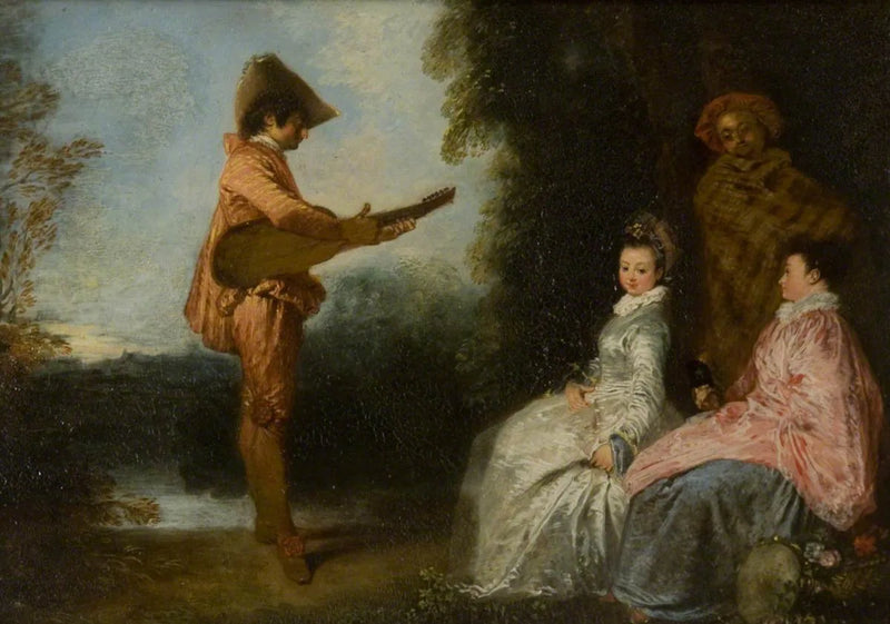Der Zauberer - Antoine Watteau