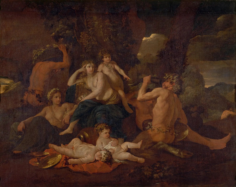 Die Kindheit des Bacchus - Nicolas Poussin