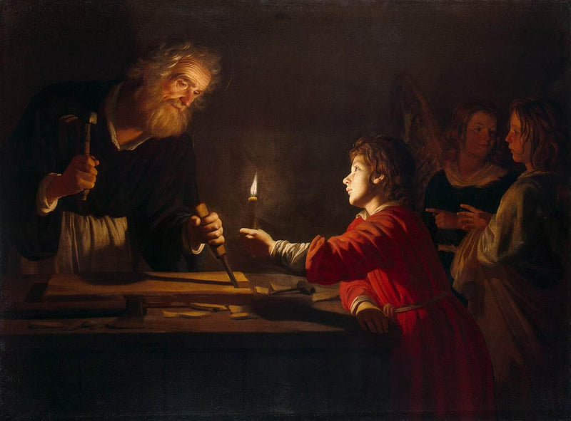 Die Kindheit Christi - Gerrit van Honthorst