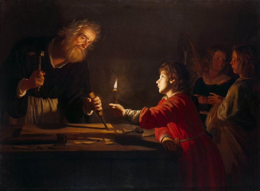 Die Kindheit Christi - Gerrit van Honthorst