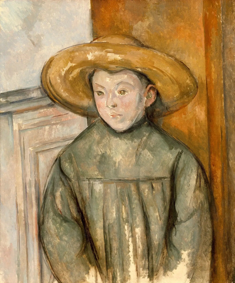 Das Kind mit dem Strohhut - Paul Cézanne