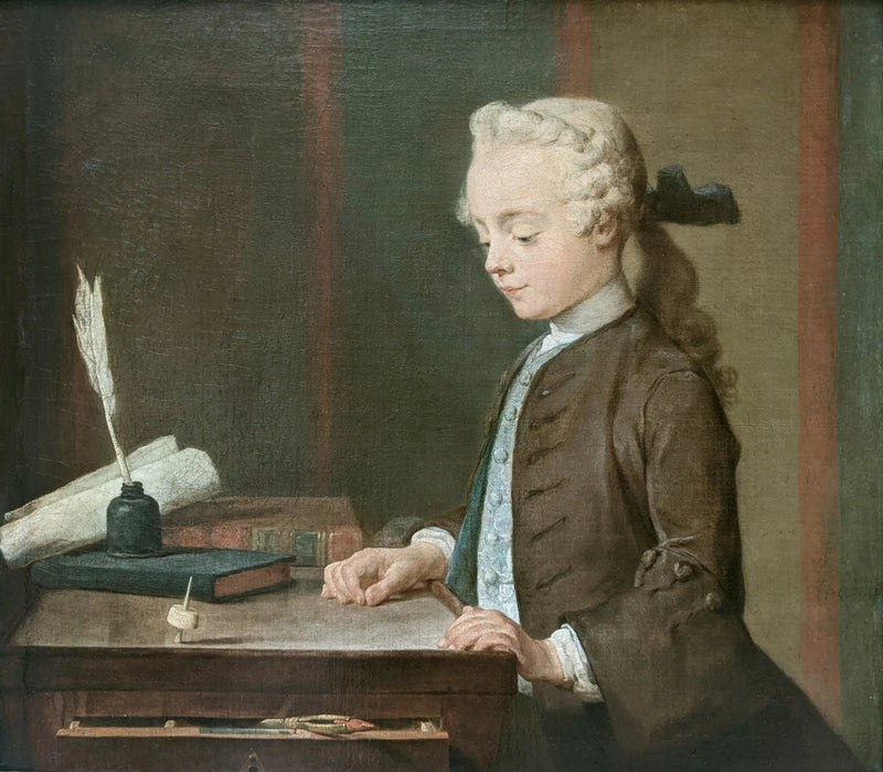Das Kind mit dem Schnuller - Jean Siméon Chardin