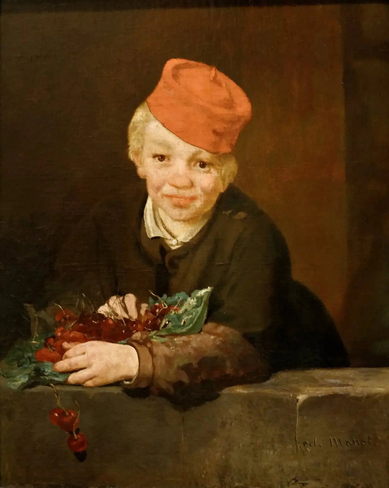 Das Kind mit den Kirschen - Édouard Manet