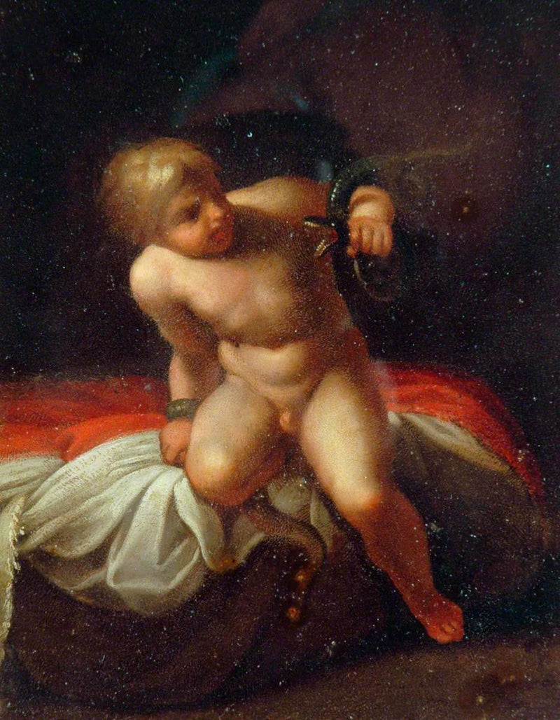 Das Kind Herkules - Annibale Carracci