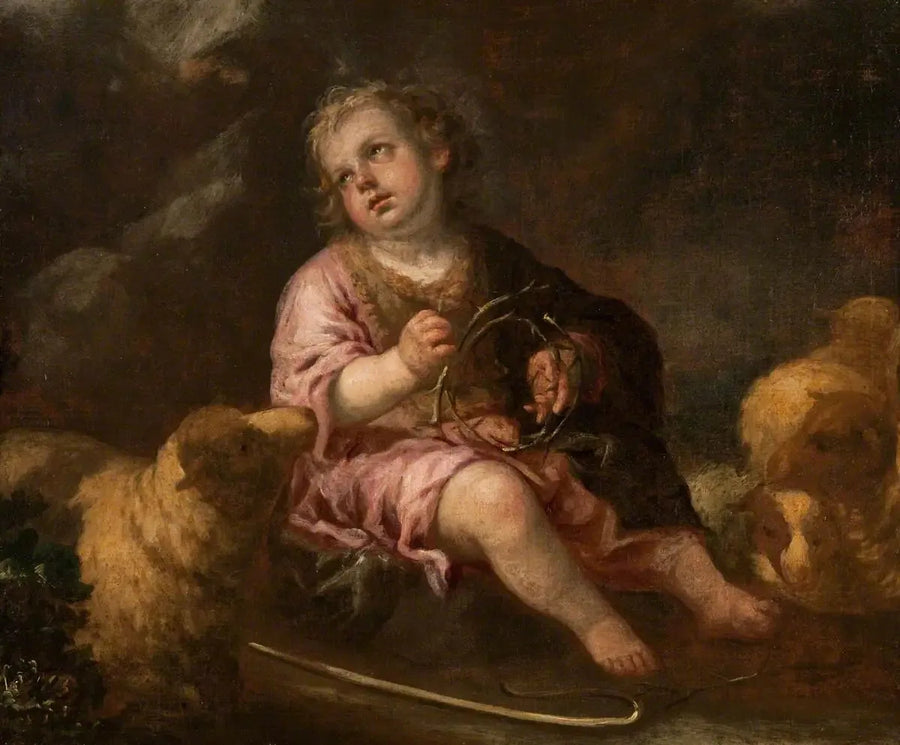 Das Jesuskind als guter Hirte - Bartolomé Esteban Murillo