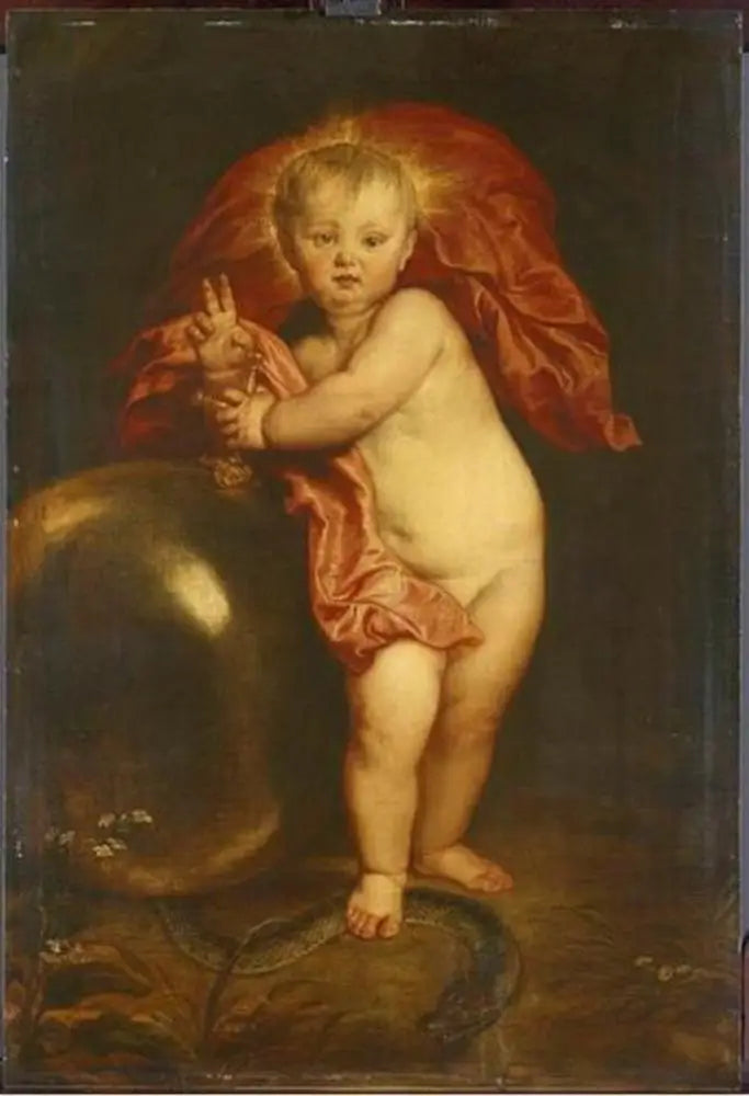 Das Jesuskind als Erlöser - Antoine van Dyck