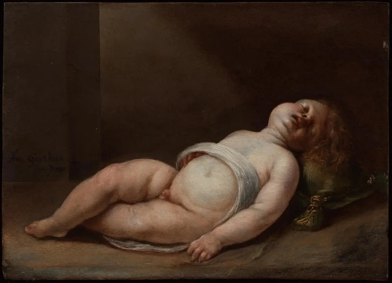 Das schlafende Jesuskind - Artemisia Gentileschi