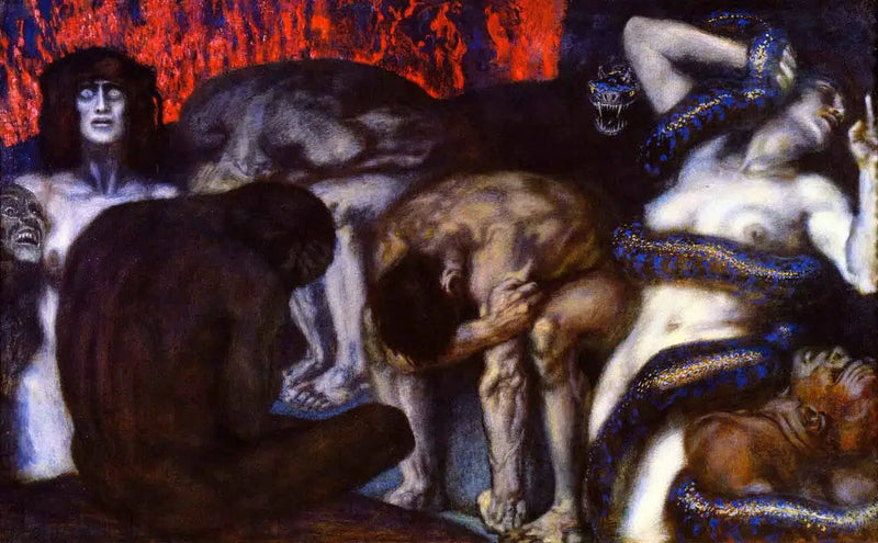Hölle - Franz von Stuck